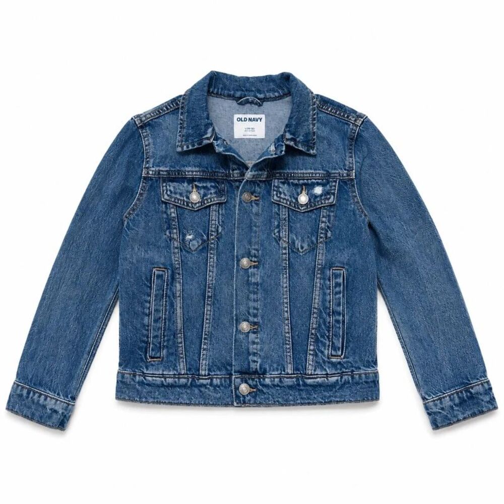 Kids denim jacket, size Large
